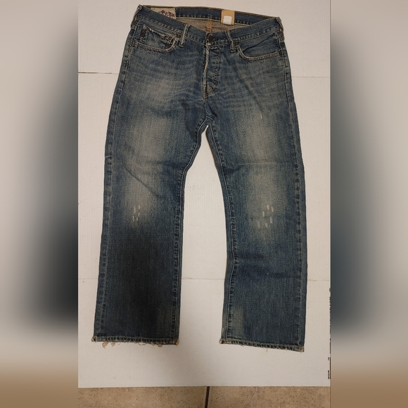 Extra Heavy Ounce OG 5 Pocket Low Fly Bootcut Denim 31x30 - Picture 2 of 11